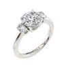 Michael M Trinity Three Stone Engagement Ring R806-1.5