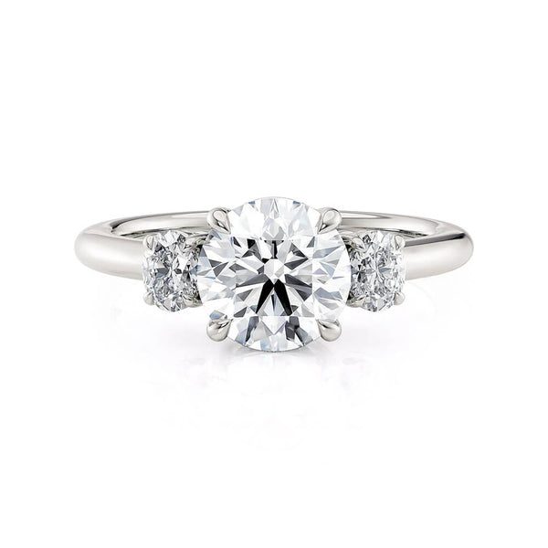 Michael M Trinity Three Stone Engagement Ring R806-1.5