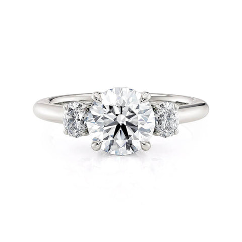 Michael M Trinity Three Stone Engagement Ring R806-1.5