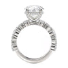 Michael M Montage Round and Emerald Cut Engagement Ring R823-3