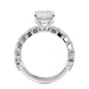 Michael M Montage Emerald Cut Center Engagement Ring R825-3