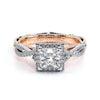 Verragio 14K Two-Tone Princess Diamond Engagement Ring Parisian-106P