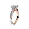 Verragio 14K Two-Tone Princess Diamond Engagement Ring Parisian-106P