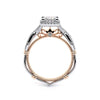 Verragio 14K Two-Tone Princess Diamond Engagement Ring Parisian-106P