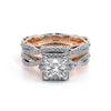 Verragio 14K Two-Tone Princess Diamond Engagement Ring Parisian-106P