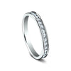 14K White Gold Ladies Diamond Wedding Band 513523