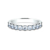 14K White Gold Ladies Diamond Wedding Band 593564314KW06.5