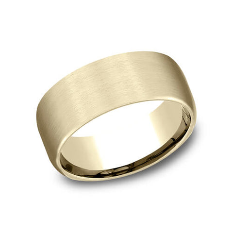 14K Yellow Gold 9mm Euro Men's Wedding Band CF7196114KY10