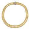 Pre-Owned Roberto Coin Barocco 18K Yellow & White Gold Diamond Necklace