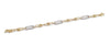 14K Yellow and White Gold Diamond Tennis Bracelet, 2.02ctw, 8.60g