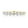 A.JAFFE 18K Yellow Gold Halfway Diamond Wedding Band WRRDB1368H/90