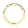 A.JAFFE 18K Yellow Gold Halfway Diamond Wedding Band WRRDB1368H/90