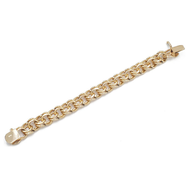 Estate 14K Yellow Gold Chain Bracelet, 38.1g